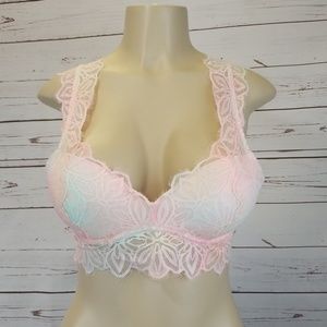Pink by Victoria's Secret Lace PushUp Bralette S